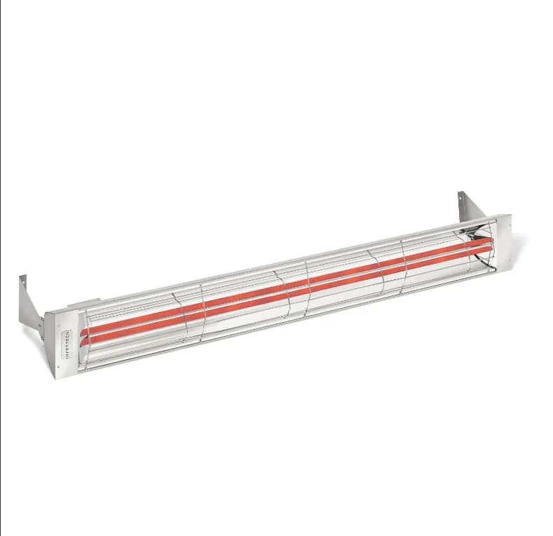 Infratech WD-Series 61 1/4-Inch 6000W Dual Element Electric Infrared Patio Heater, 277V, Stainless Steel - WD6027SS