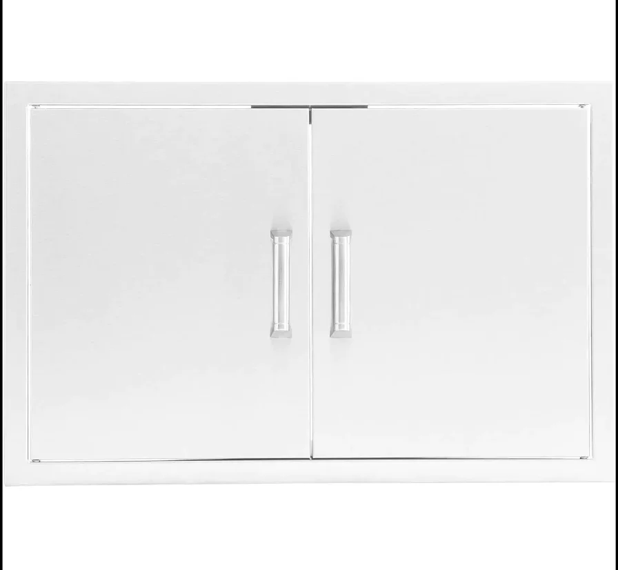 Eloquence 25-Inch Stainless Steel Double Access Door, Traditional - Eloquence-260-AD25 + Eloquence-350H-Handle (2)