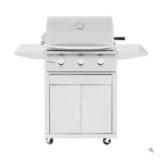 Summerset Sizzler - 26-Inch 3-Burner Freestanding Grill - Liquid Propane Gas - SIZ26-LP + CART-SIZ26
