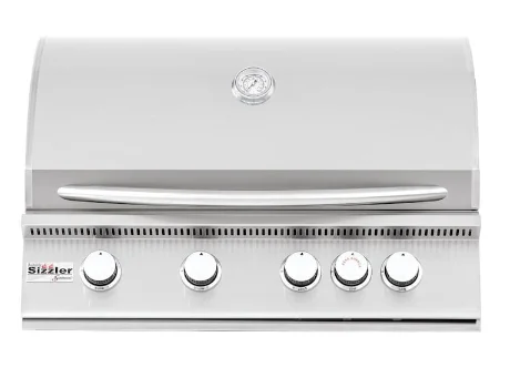 Summerset Sizzler - 32-Inch 4-Burner Built-In Grill - Liquid Propane Gas - SIZ32-LP