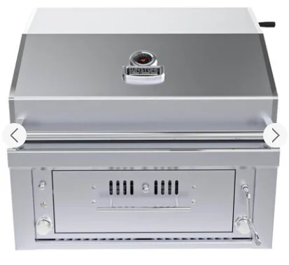 Sunstone - 28-Inch 3-Burner Single Zone Grill - Charcoal - SUNCHSZ28