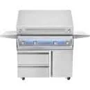 Twin Eagles Eagle One - 42-Inch 3-Burner Freestanding Grill - Liquid Propane Gas - TE1BQ42RS-L + TEGB42SD-B