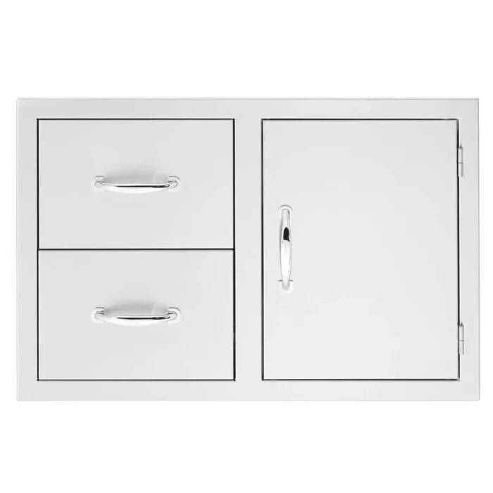 TrueFlame 30" 2-Drawer & Access Door Combo- TF-DC2-30-A