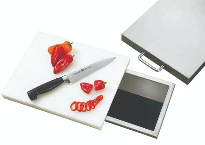TrueFlame 14x10" Trash Chute & Cutting Board w/ Lid- TF-TC-14 *DISCONTINUED*