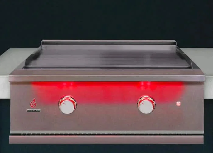 TrueFlame - 30-Inch 2-Burner Built-In Griddle - Liquid Propane Gas - TFG30-LP