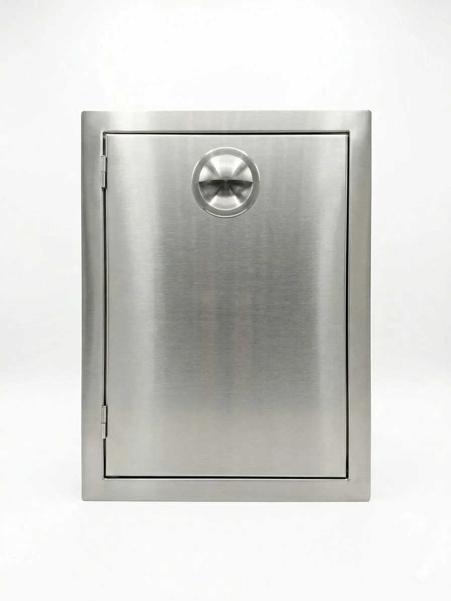 Pacific Coast Manufacturing Stainless Steel Tilt-Out Trash Drawer - PCM-200-TRTO