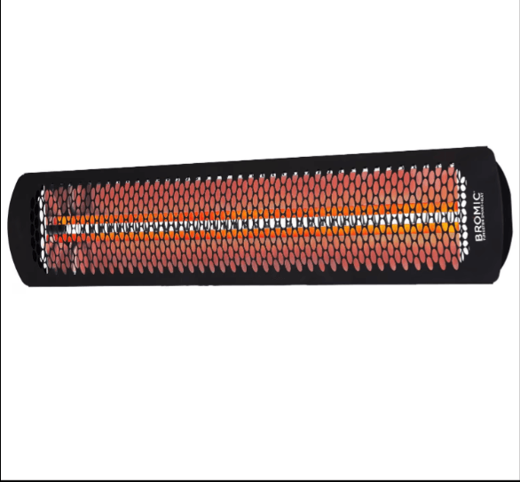 Bromic Heating Tungsten Smart-Heat 44-Inch 4000W Dual Element 208V Electric Infrared Patio Heater - Black - BH0420034