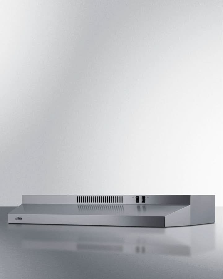 Summit 36 Under Cabinet Convertible Range Hood, ADA Compliant Stainless Steel - H36RSSADA