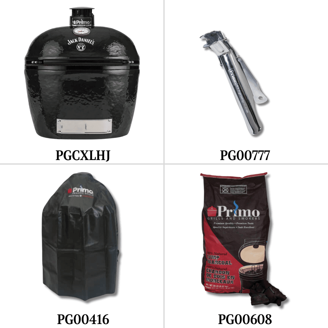 Primo PGCXLHJ with Double Side Burner, Cover and Single Access Door - PCKG1-PGCXLHJ