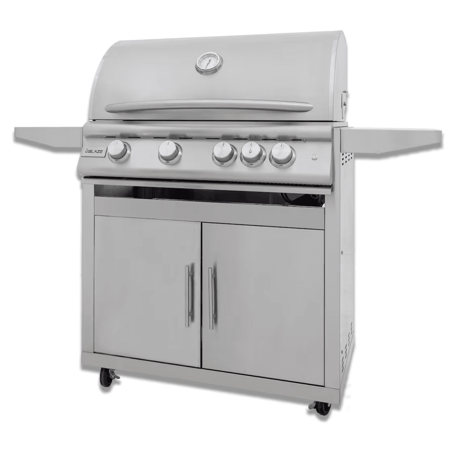 Blaze LTE+ Marine Grade 32-in 4-Burner Natural Gas Grill w/ Lift-Assist Hood & Rear Infrared Burner - BLZ-4LTE3MG-NG + BLZ-4-CART-SC