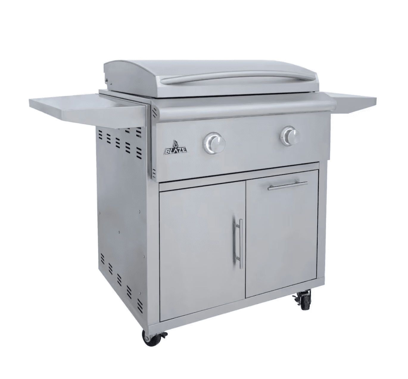 Blaze LTE+ 30-Inch Natural Gas Griddle w/ Lift-Assist Hood- BLZ-GRIDDLE-LTE3-NG + BLZ-GRIDDLE-CART-SC2