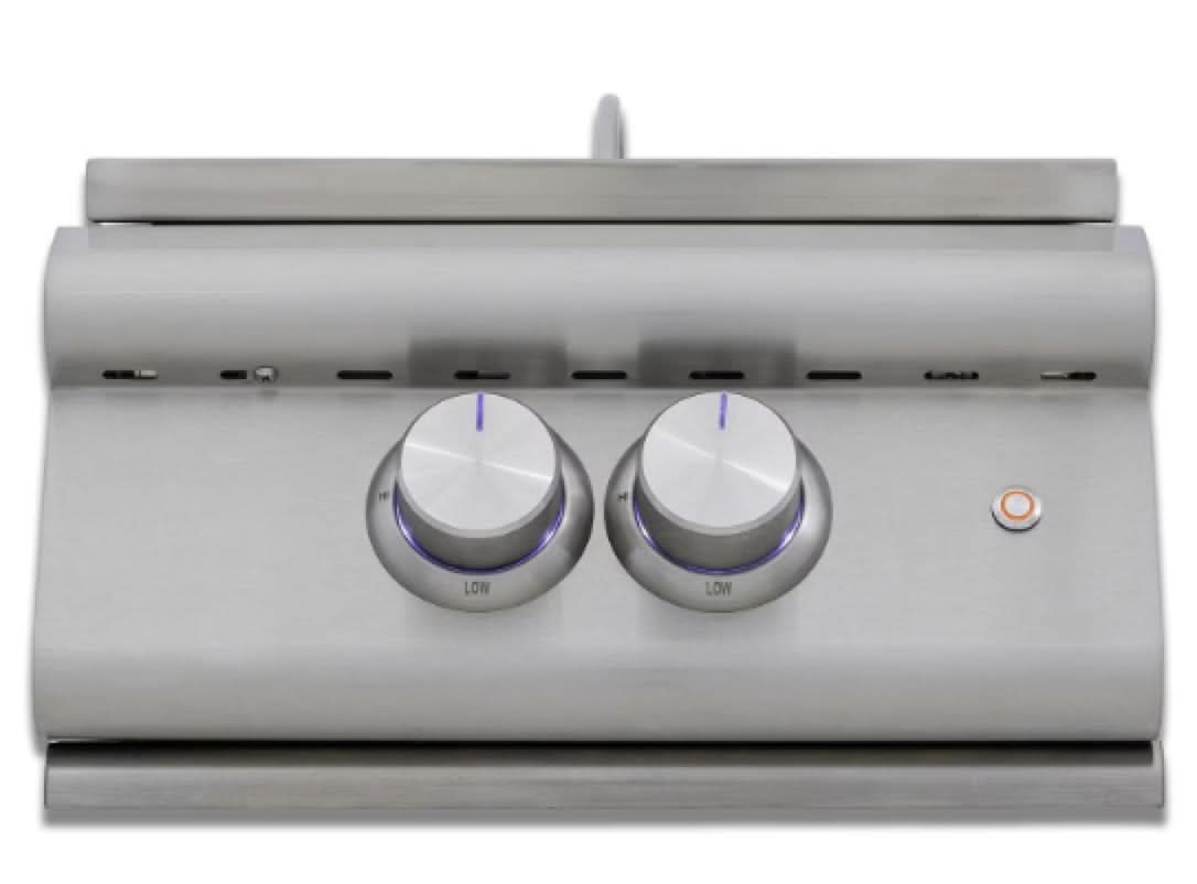 Blaze Premium LTE+ Built-In Propane Gas High Performance Power Burner W/ Wok Ring & Stainless Steel Lid - BLZ-PBLTE3-LP