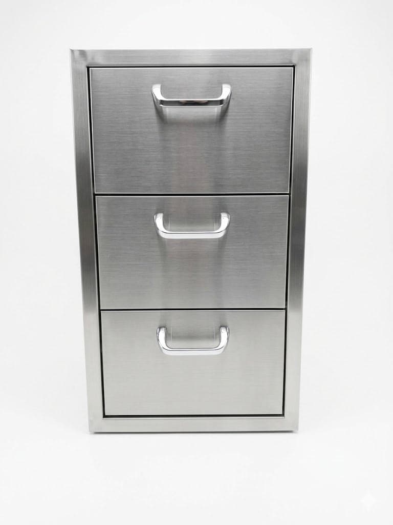 PCM 260 Series Triple Access Drawer with Paper Towel Holder - BBQ-260-DRW3-PTH