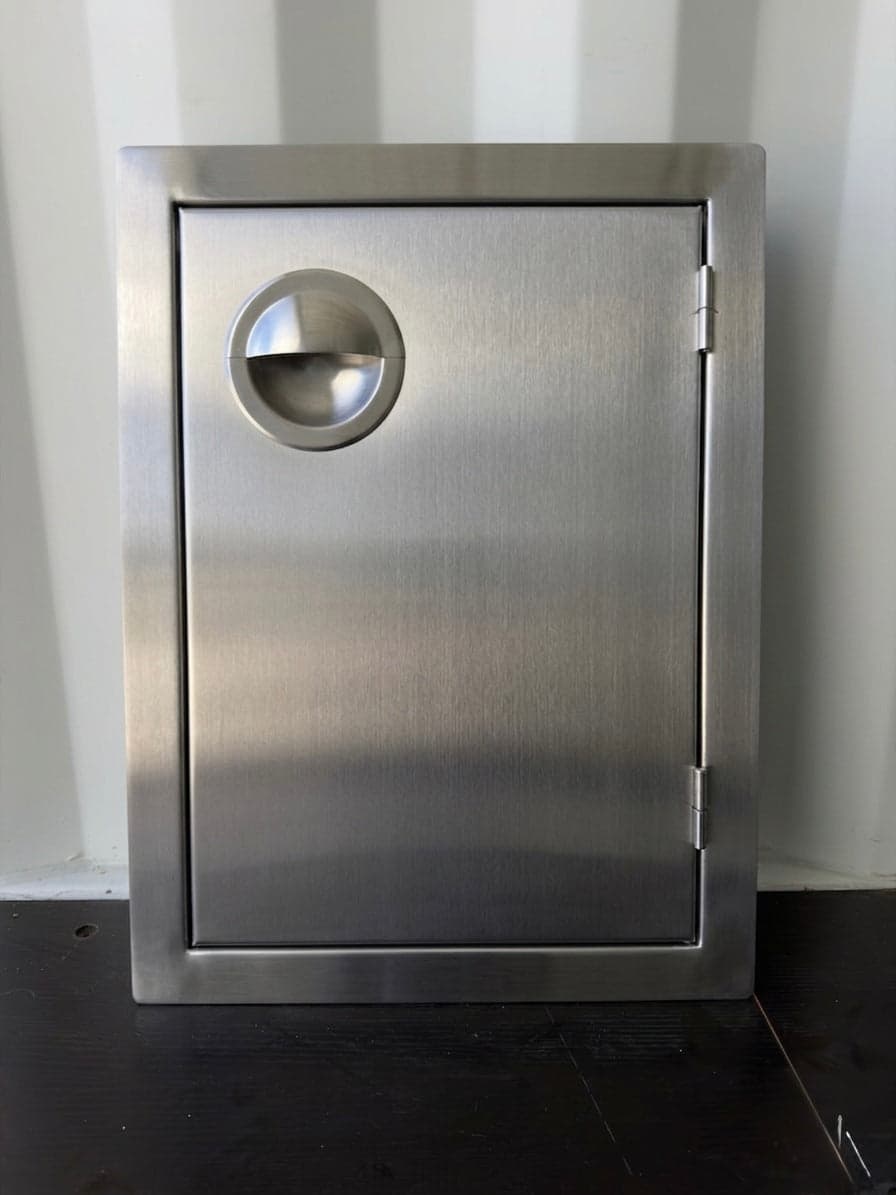 PCM 14" x 20" Stainless Steel Vertical Single Access Door - Open Box - PCM-200-14X20V-OB