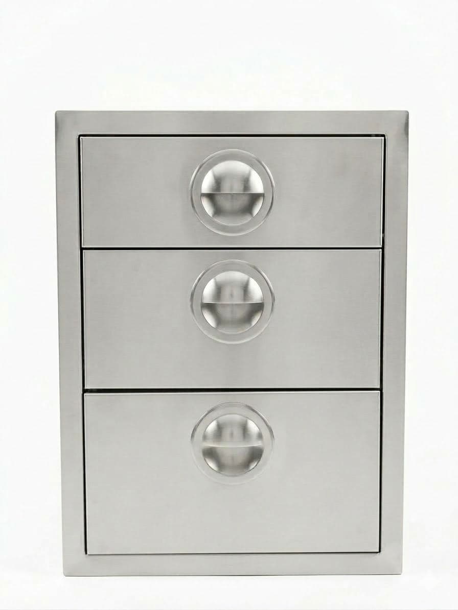Sedona Professional Grilling System Triple Access Drawer Stainless Steel - SEDSD3