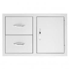 Summerset Access Door & Double Drawer Combo, 30 Inch - SSDC2-30