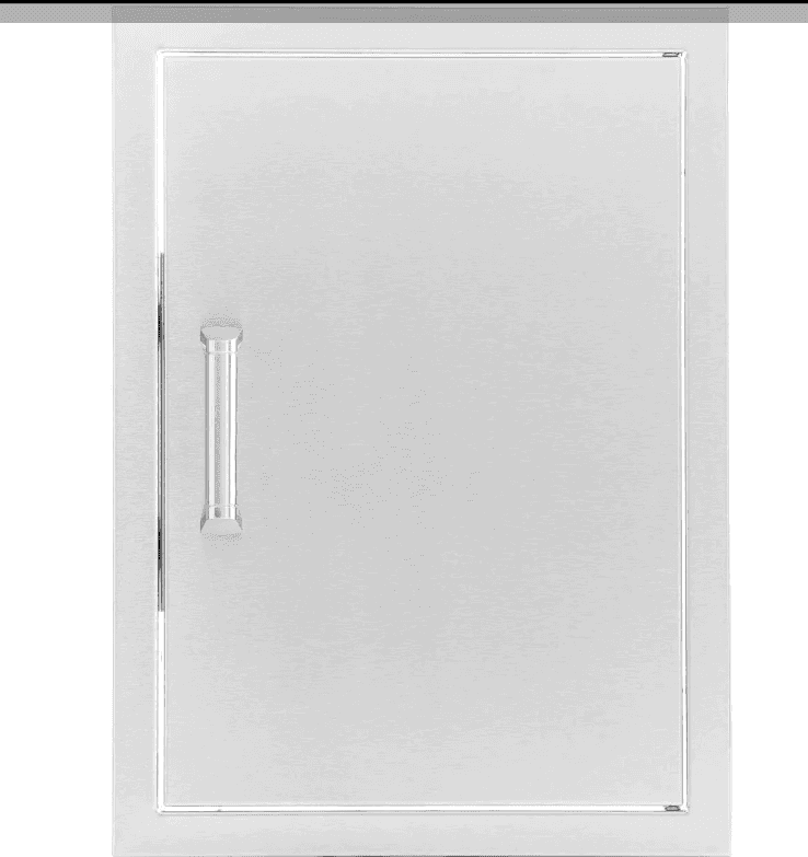 Eloquence 18-Inch Stainless Steel Reversible Single Access Door, Vertical, Contempo - Eloquence-260-SV-1420 + Eloquence-350H-Handle