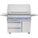 Twin Eagles Eagle One - 42-Inch 3-Burner Freestanding Grill - Liquid Propane Gas - TE1BQ42RS-L + TEGB42SD-B