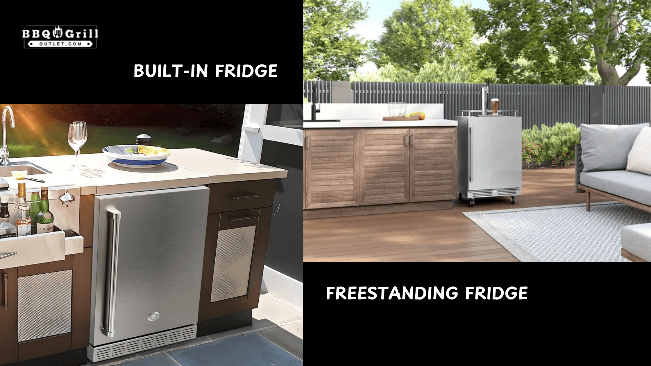 Types of Outdoor Refrigerators