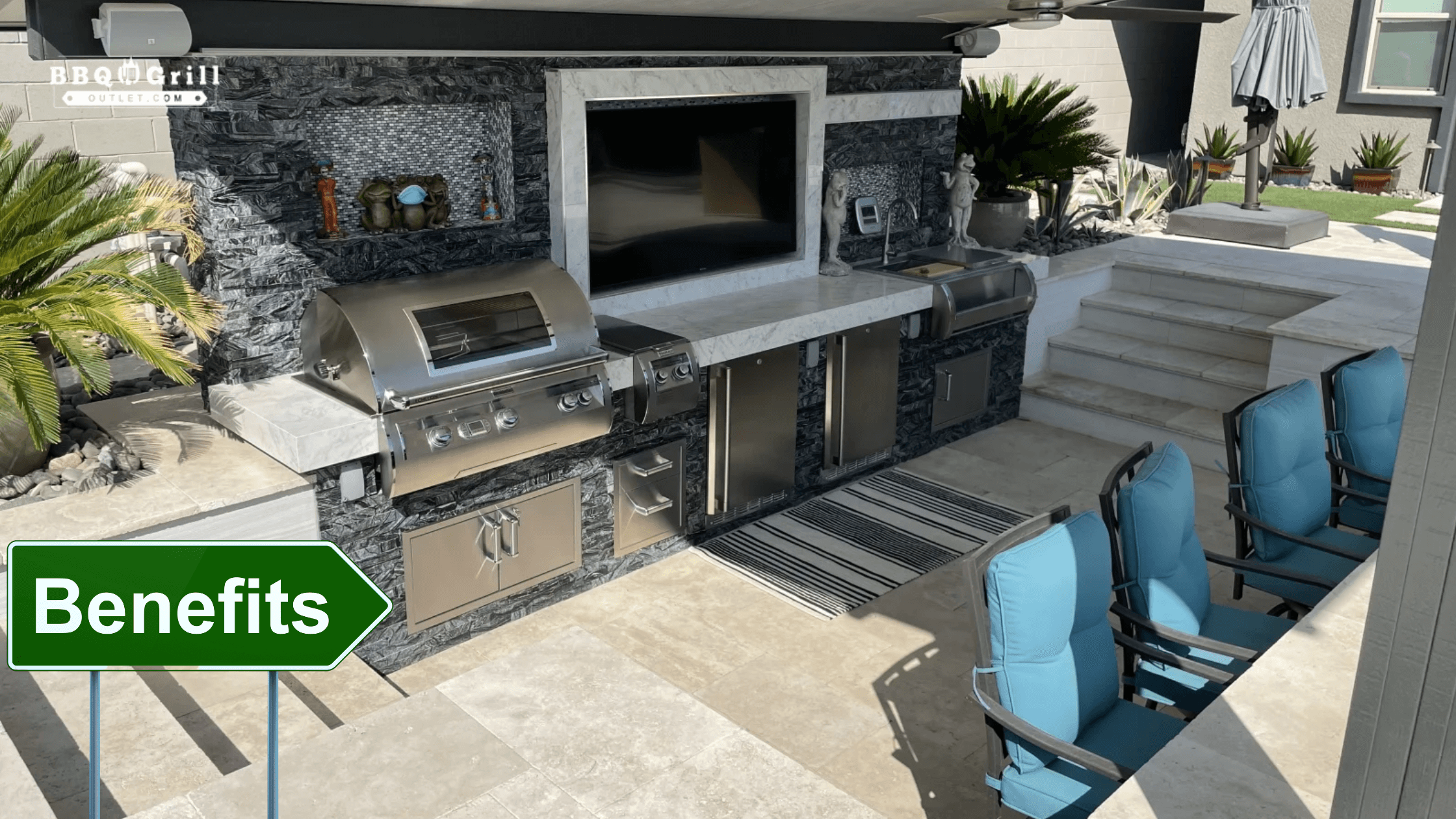 Benefits of Owning an Outdoor Kitchen Island