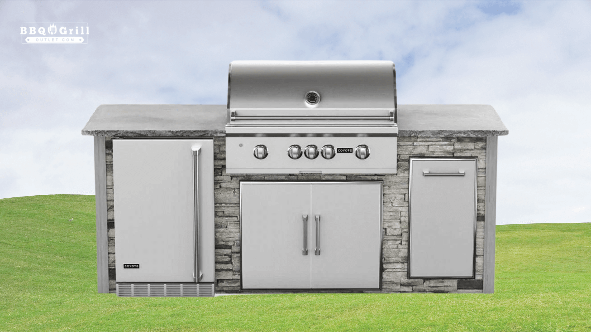 RTA Outdoor Living Grill Island