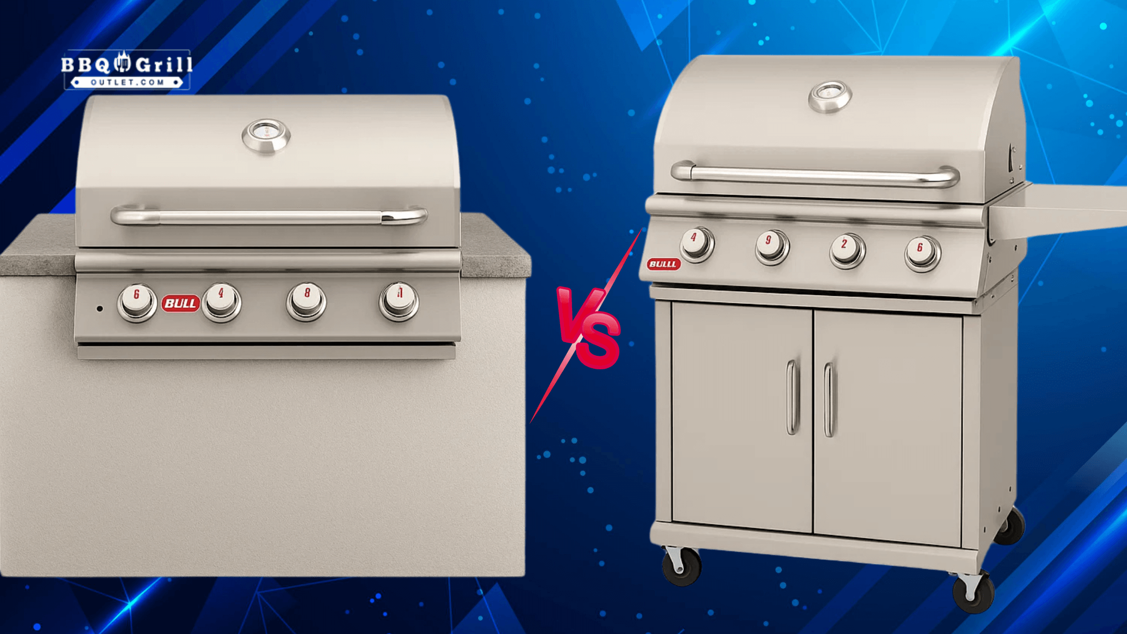 Built-In vs. Freestanding Bull Gas Grills