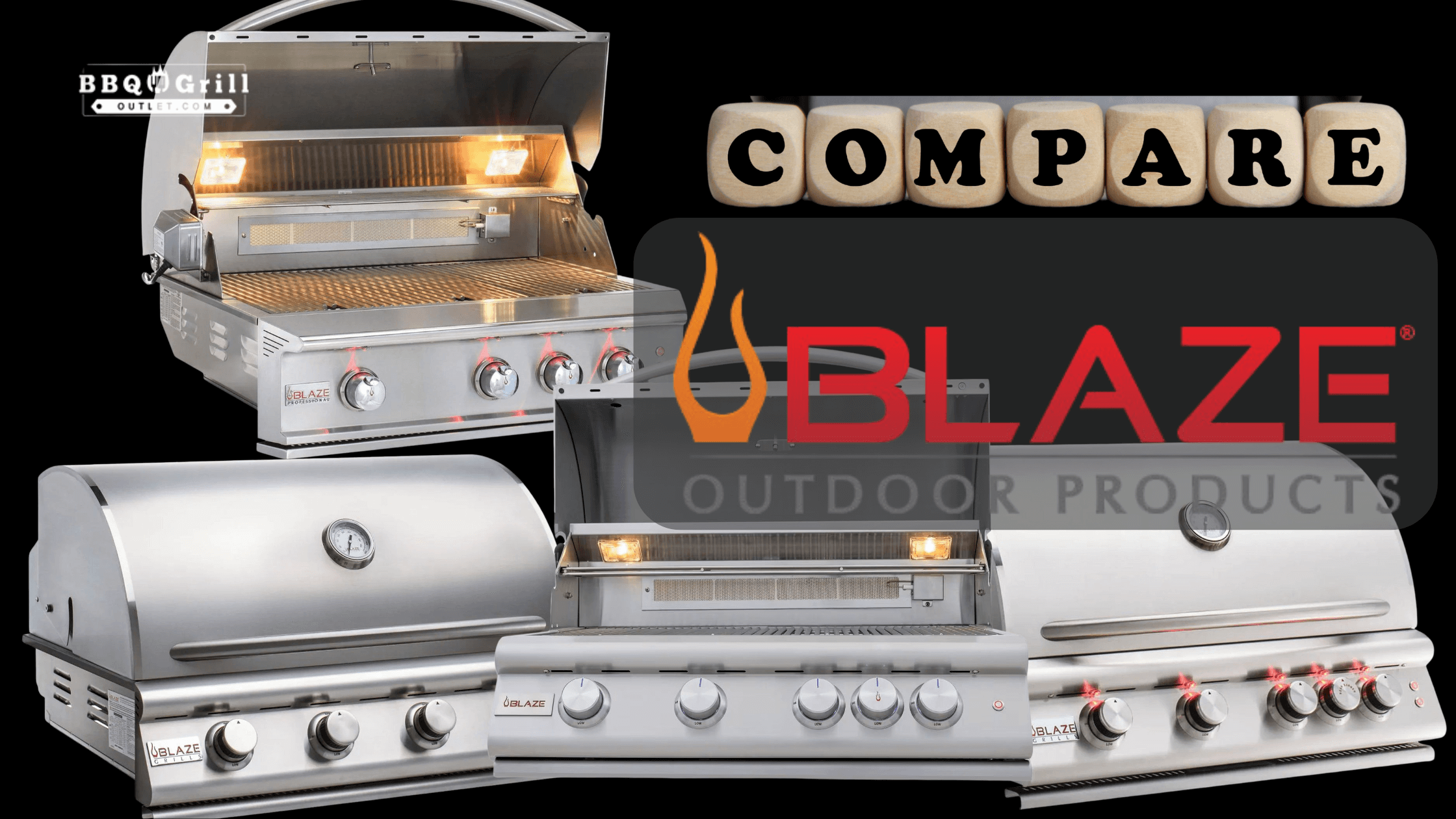 Blaze Grills Side-by-Side Comparison