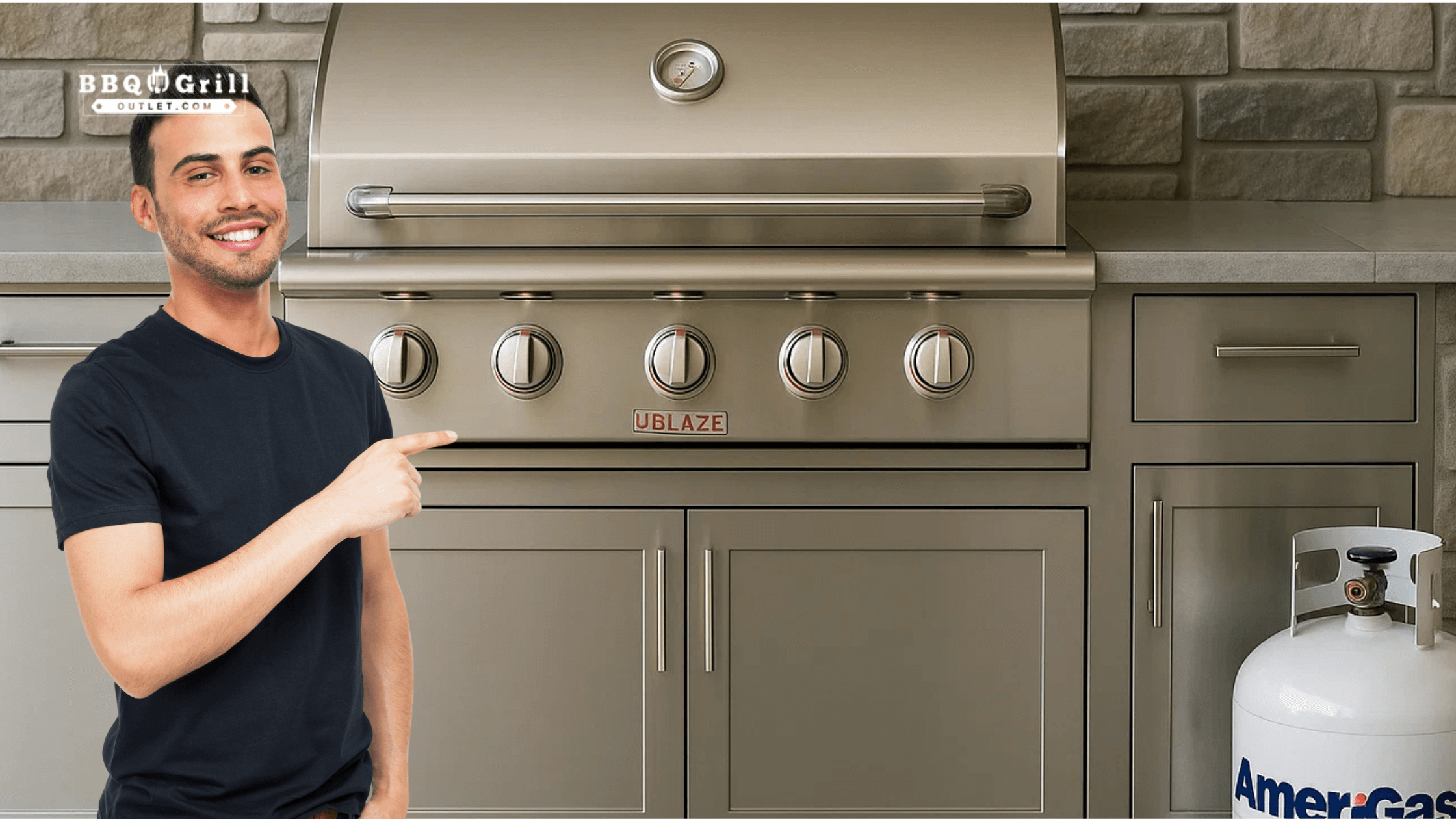 Blaze Propane Gas Grill: Portable Fuel with Serious Power